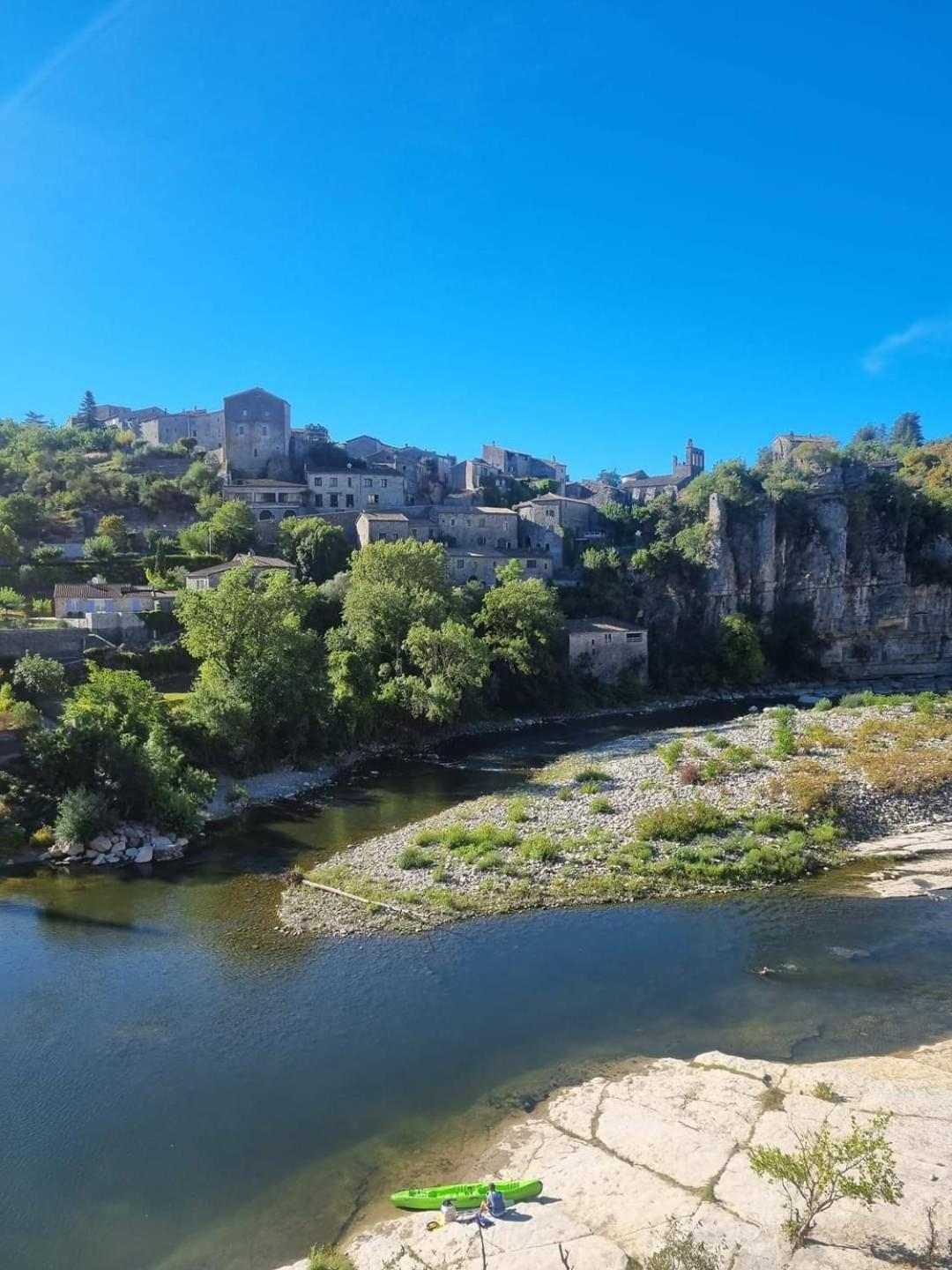 Magnifique Maison En Coeur De Balazuc, Proche Plages Ardeche Luaran gambar